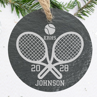 Personalized Tennis Senior Ornament Player Graduation Gift